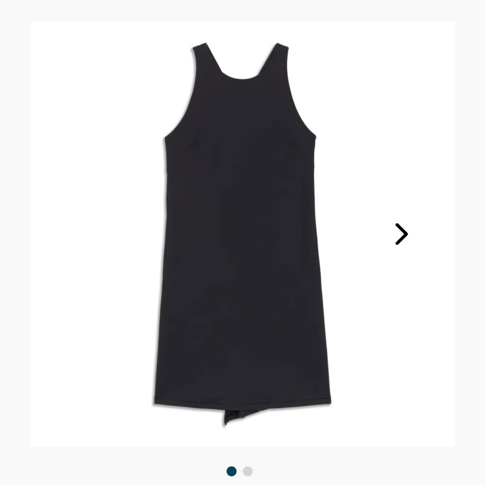 Lululemon Early Morning Dress in Black (Size 10)